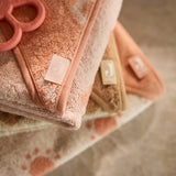 Cape de bain bébé Jacquard biscuit 75 x 75 cm - Jollein JOLLEIN