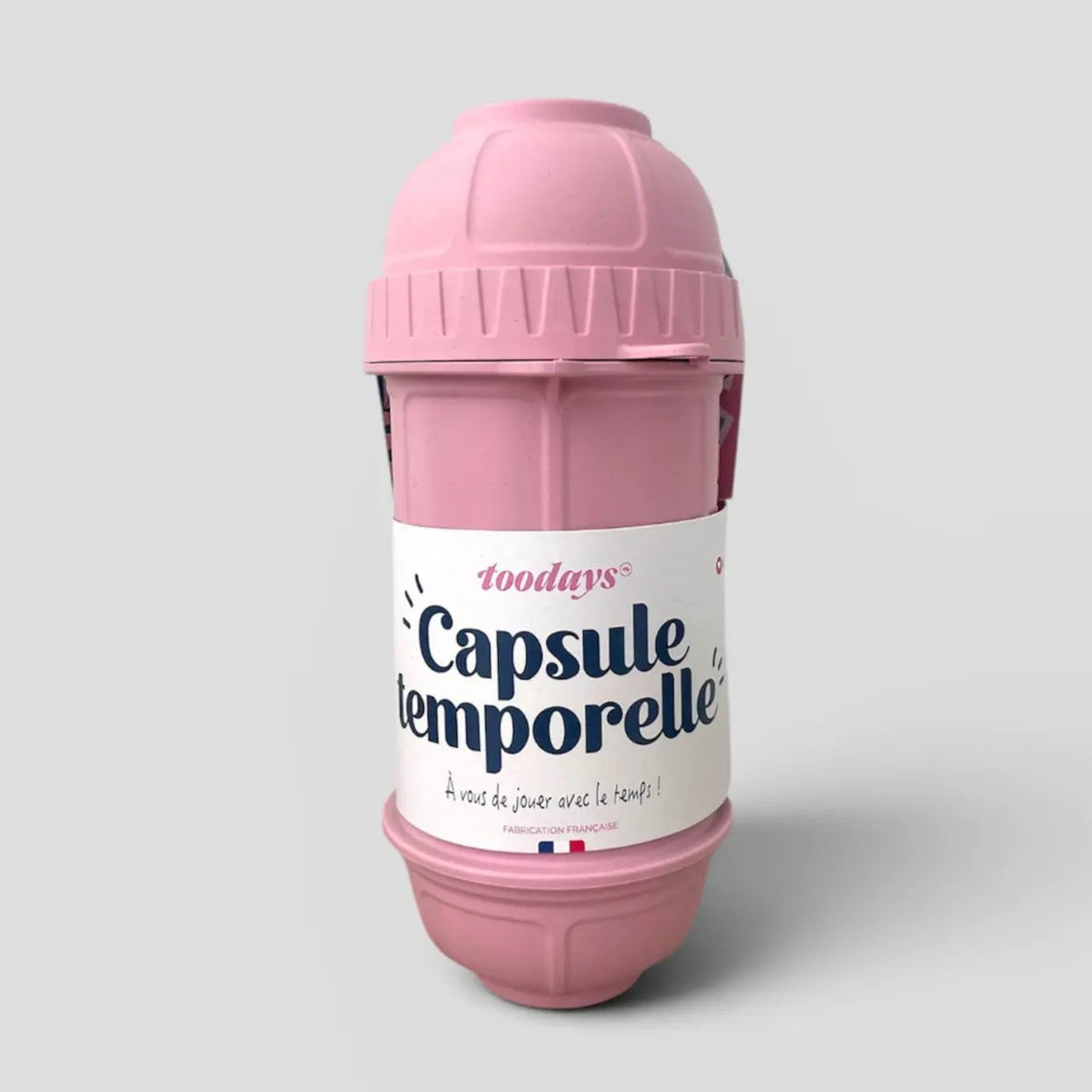 Capsule temporelle bébé rose – Souvenirs de naissance à conserver