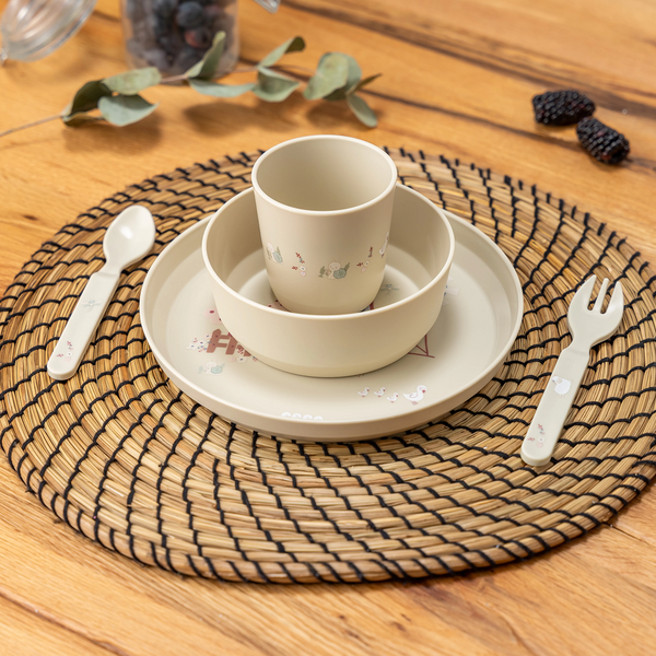 Coffret repas bébé Petite Ferme – Service de table 5 pièces REER