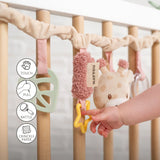 Chaîne de poussette Gina la Girafe 17 cm – Nattou 🦒 NATTOU