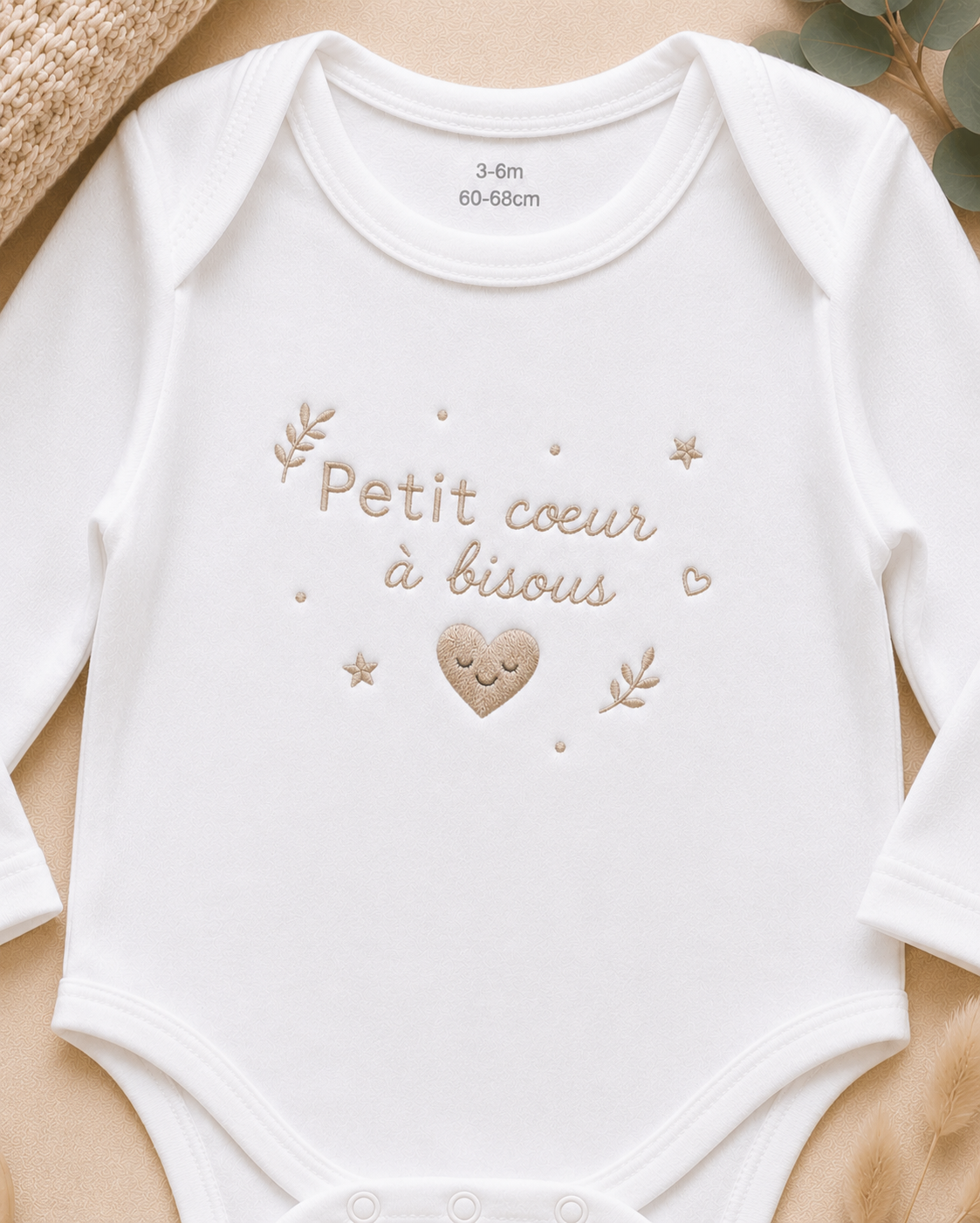 Bodie bébé 9 mois petit coeur à bisous GMLB