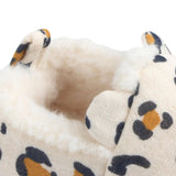 Chaussons bébé fourrés – Imprimé léopard SAUTHON