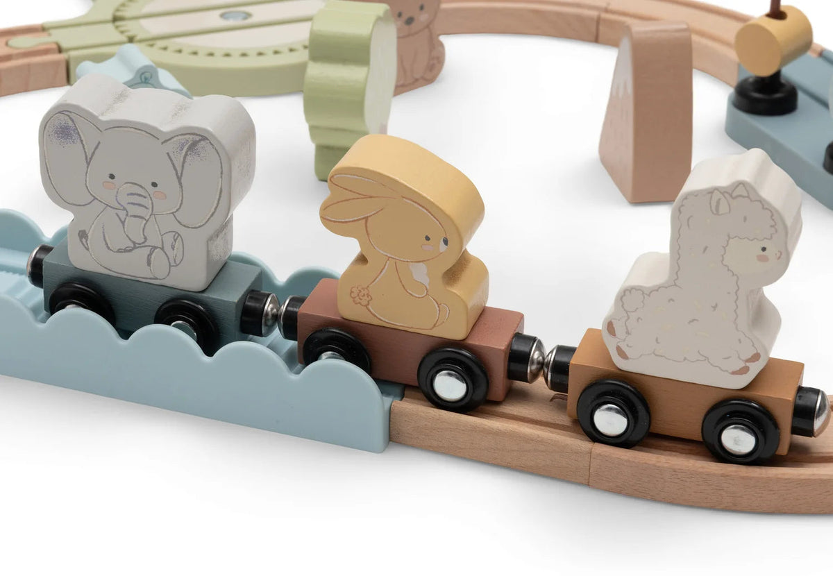 Circuit de train en bois Jollies – Dès 3 ans JOLLEIN