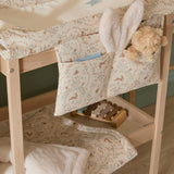 Couverture bébé jardin enchanté (70 x 100 cm) BB & CO Couverture bébé luxe fausse fourrure ivoire jardin enchanté