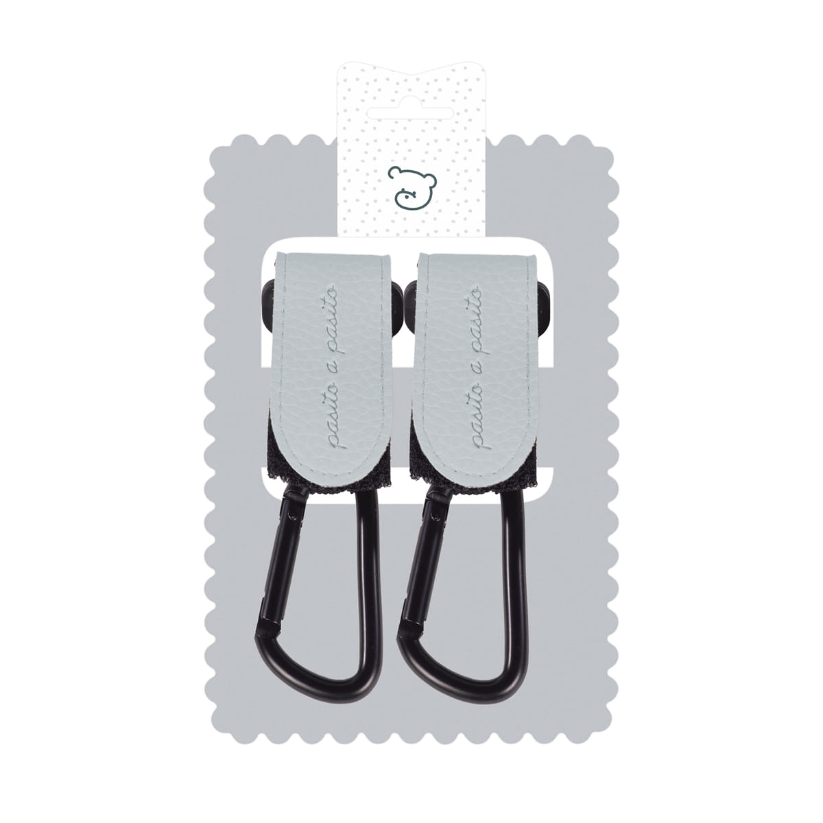 Lot de 2 crochets pour poussette Icon Sky – Universels – Bleu PASITO A PASITO