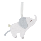 Doudou attache-tétine éléphant en coton bio : l’indispensable pour le confort et le quotidien de bébé.
