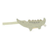 Doudou attache-tétine crocodile en coton bio : l’indispensable pour un bébé rassuré et une tétine toujours à portée.