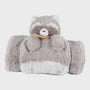 Doudou couverture Raku le Raton Laveur en Veloudoux® – Noukie's – Dès la naissance NOUKIES