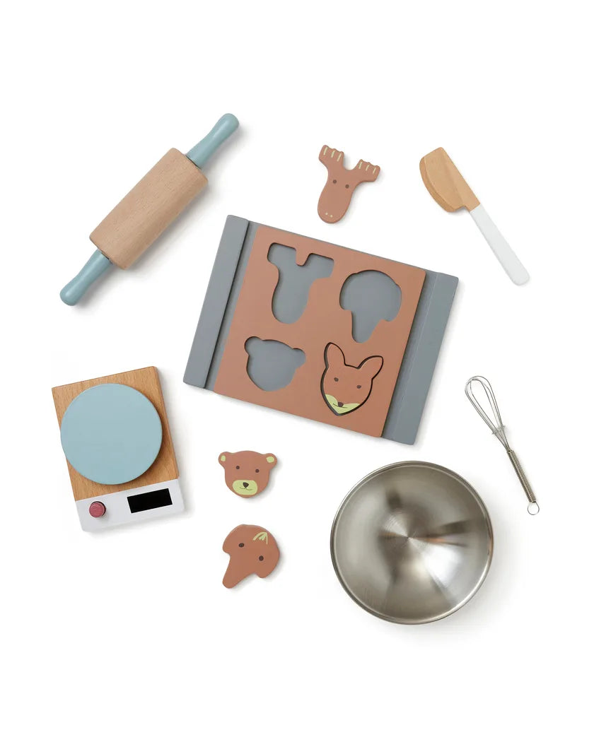 Ensemble à pâtisserie enfant en bois – kit créatif dès 3 ans Kid's concept