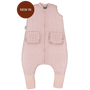 Gigoteuse à pieds avec chaussettes antidérapantes Navy & Pink Stripes – TOG 2.5
