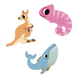 Gommettes Animaux Exotiques x100 – Janod 🐼🦒 JANOD