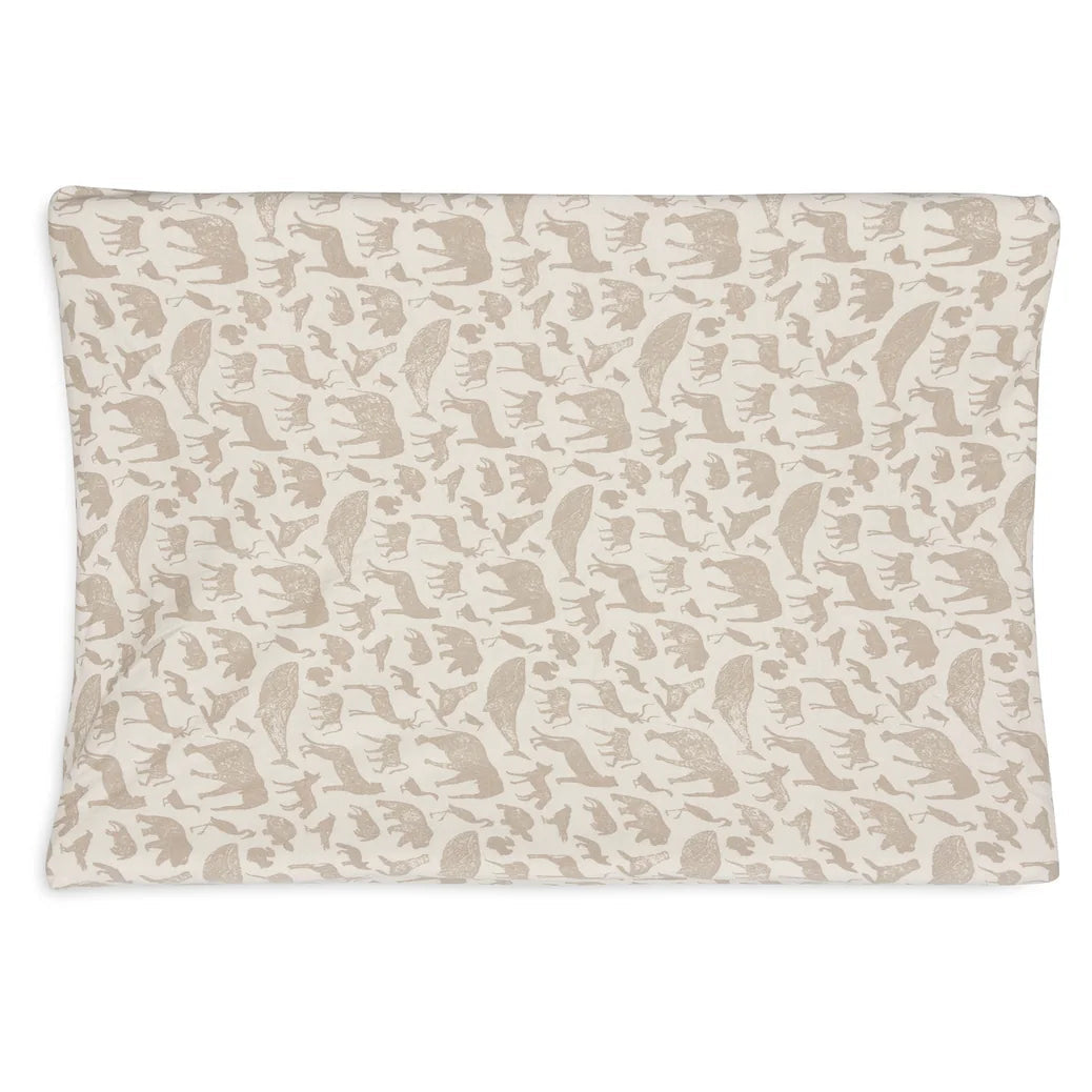 Housse de matelas à langer Jersey Animals Nougat – 50 x 70 cm – Jollein