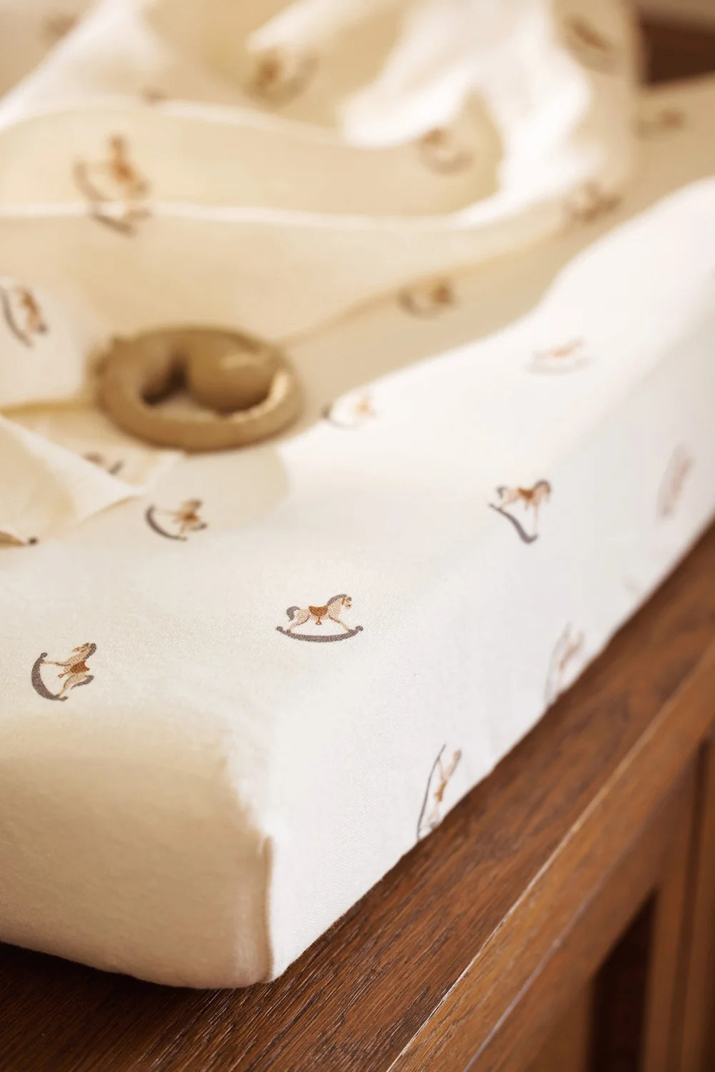Housse de matelas à langer Jersey Nostalgic Ride – 50 x 70 cm – Jollein