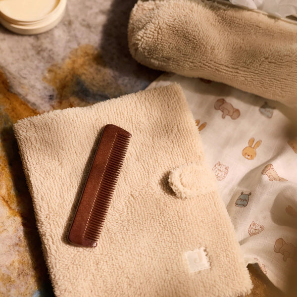 Housse pour lingettes Fluffy Sand – Pochette zippée JOLLEIN