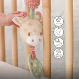 Jouet d'éveil sonore Girafe Gina 28 cm – Nattou – Hochet à suspendre multicolore 🦒 NATTOU
