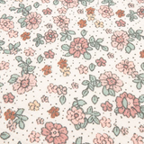 LANGE gaze de Coton RETRO FLOWER 70 X 70 CM JOLLEIN