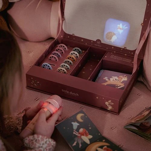 Lampe à histoires enfant – Projecteur d’images Fairy Garden LITTLE DUTCH
