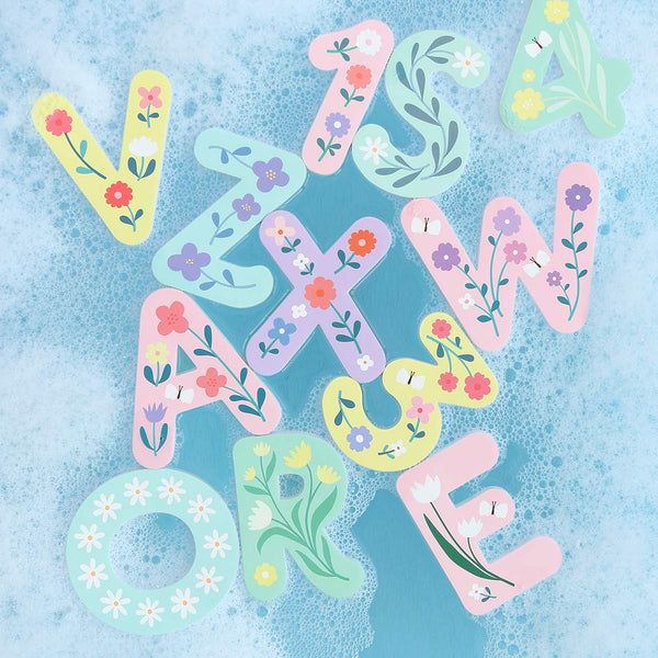 Lettres de bain en mousse – Flowers – 36 pièces MY LITTLE COMPANY