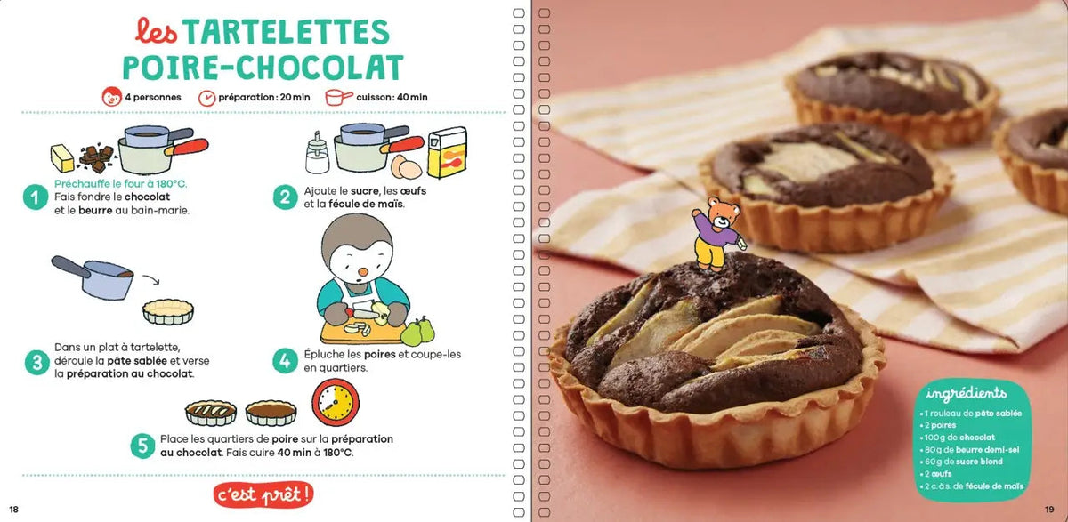 T’Choupi – Mes recettes super faciles au chocolat dès 2 ans NATHAN