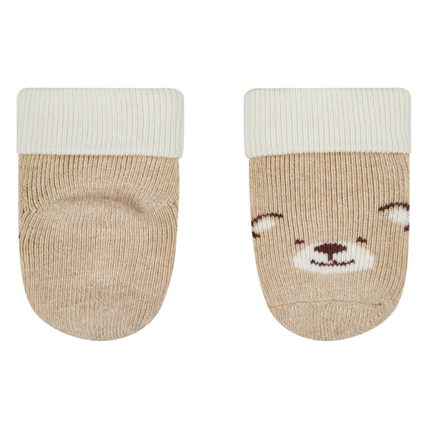 Lot de 3 paires de chaussettes bébé Noël – Cadeau, bonnet & ourson – 0/4 mois STERNTALER