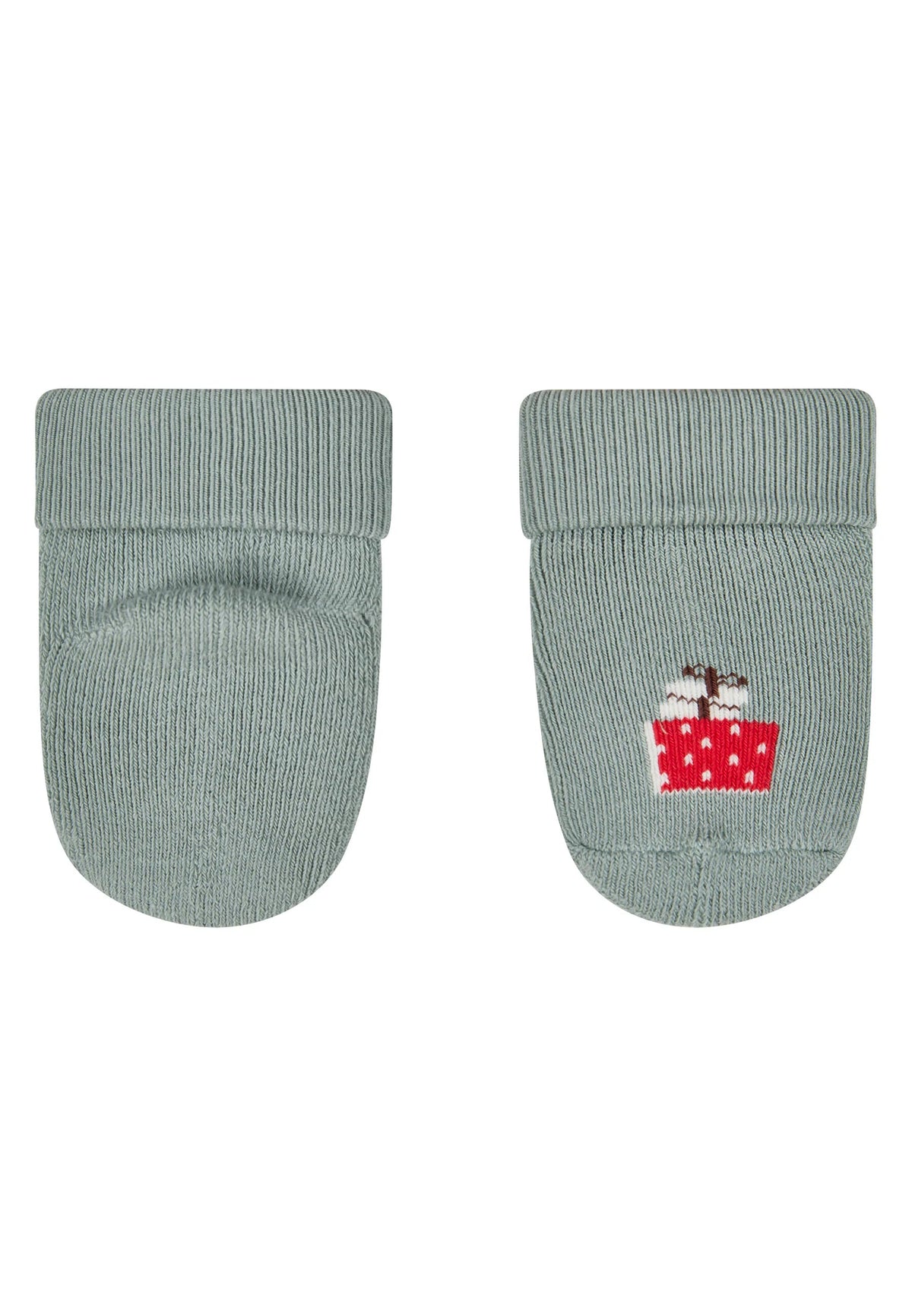 Lot de 3 paires de chaussettes bébé Noël – Cadeau, bonnet & ourson – 0/4 mois STERNTALER
