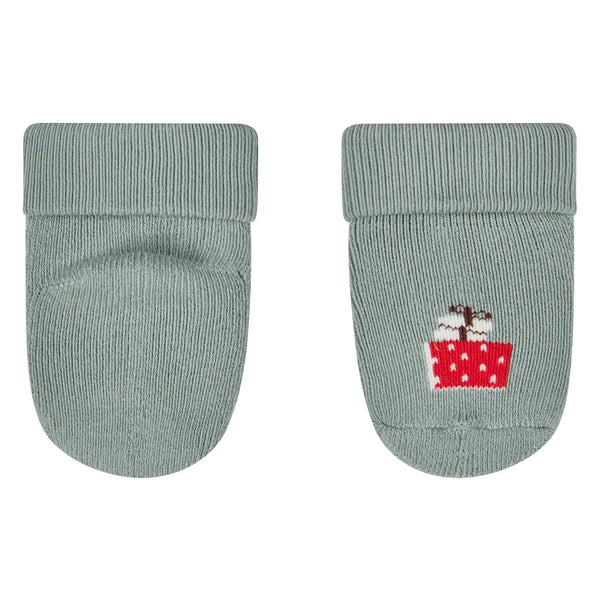 Lot de 3 paires de chaussettes bébé Noël – Cadeau, bonnet & ourson – 0/4 mois STERNTALER