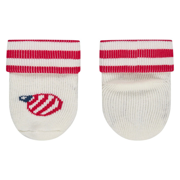 Lot de 3 paires de chaussettes bébé Noël – Boule, flocons & sapin – 0/4 mois STERNTALER