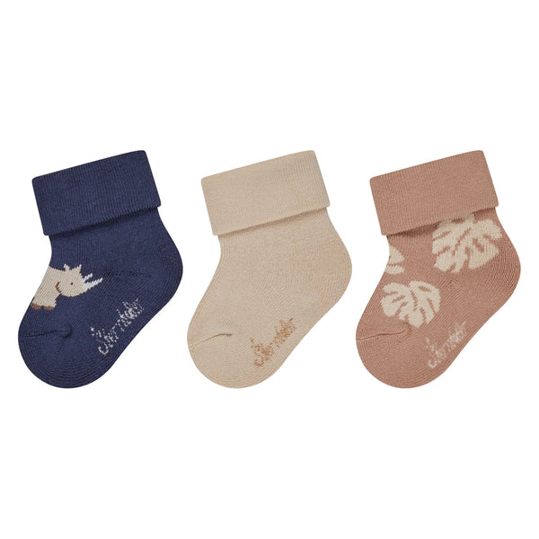Lot de 3 paires de chaussettes bébé Rhinocéros – 6/12 mois STERNTALER