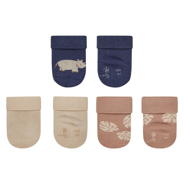 Lot de 3 paires de chaussettes bébé Rhinocéros – 6/12 mois STERNTALER