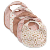 Lot de 5 bavoirs imperméables Soft Plumes – Dès la naissance JOLLEIN