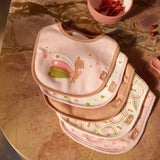 Lot de 5 bavoirs imperméables Soft Plumes – Dès la naissance JOLLEIN