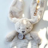 Doudou plat lapin 30 cm  – Crème OB DESIGN