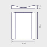 Matelas à langer bébé 50x65 cm – bords relevés sécurisés Koala JULIUS ZOLNER