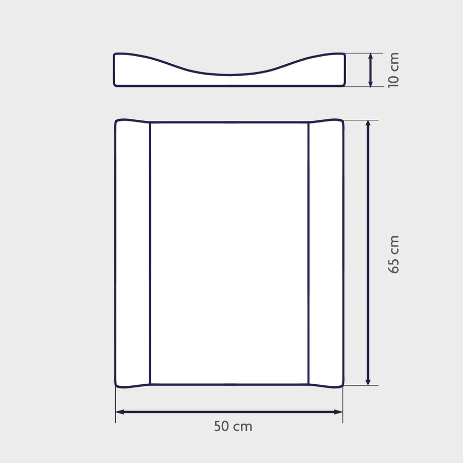 matelas à langer bébé bords relevés sécurisés