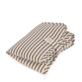 Matelas à langer nomade Praliné Rayures Moka – Walking Mum – 34 × 66 cm walking mum