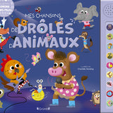 Livre sonore Mes chansons de drôles d'animaux – 18 chansons – Rechargeable USB-C – Gründ GRUND