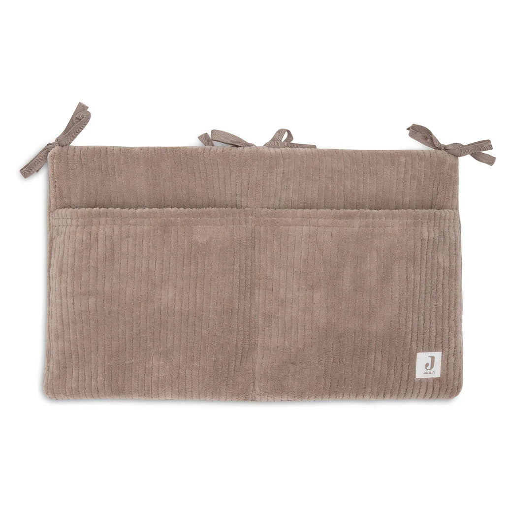 organisateur de lit bébé milky coffee