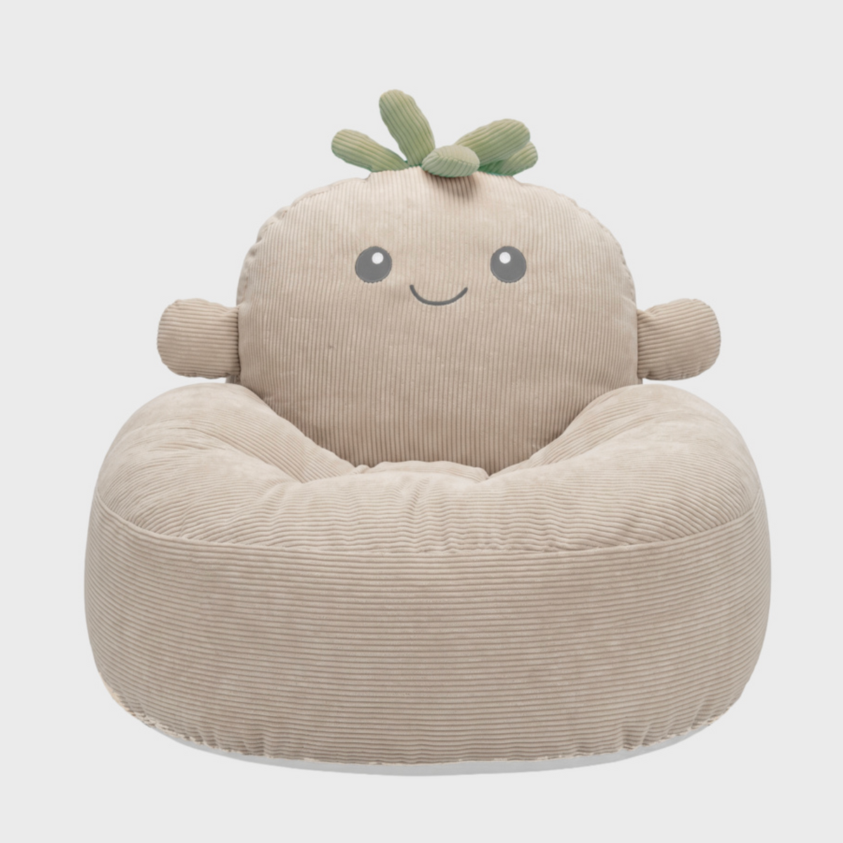 Fauteuil enfant Pico Noukie's en velours côtelé ultra doux, confortable et parfaitement adapté aux tout-petits pour lire, jouer et se détendre.