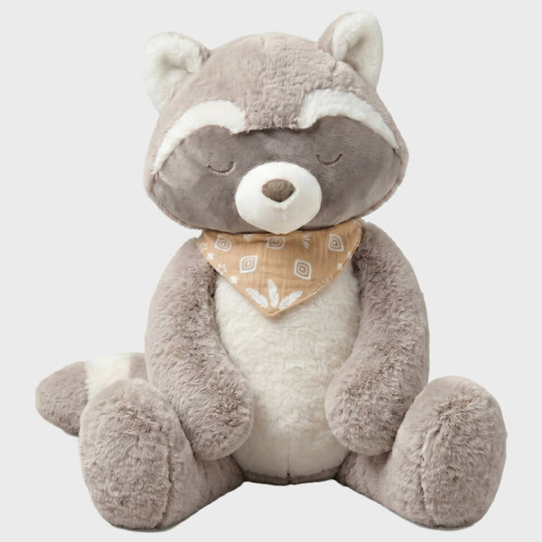 Peluche raton laveur Raku 60 cm – Noukie's – Grande peluche XXL dès la naissance 🦝🤎 NOUKIES