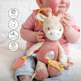 Peluche d'activités Gina la Girafe 25 cm – Nattou – Dès la naissance 🦒 NATTOU