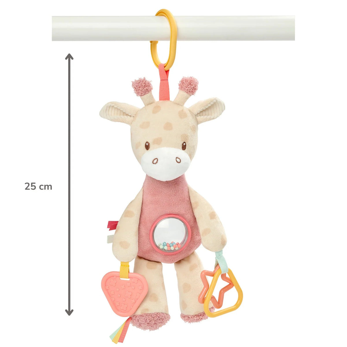 Peluche d'activités Gina la Girafe 25 cm – Nattou – Dès la naissance 🦒 NATTOU