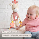 Peluche d'activités Gina la Girafe 25 cm – Nattou – Dès la naissance 🦒 NATTOU