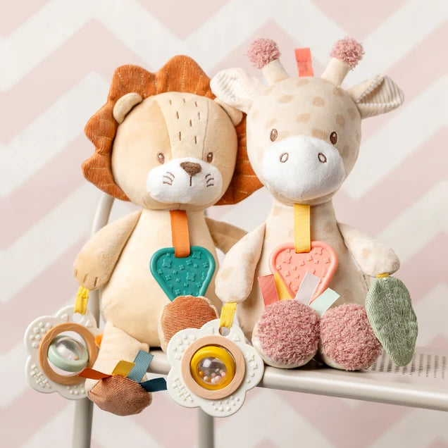 Peluche d'activités Léon le Lion 30 cm – Nattou 🦁 NATTOU