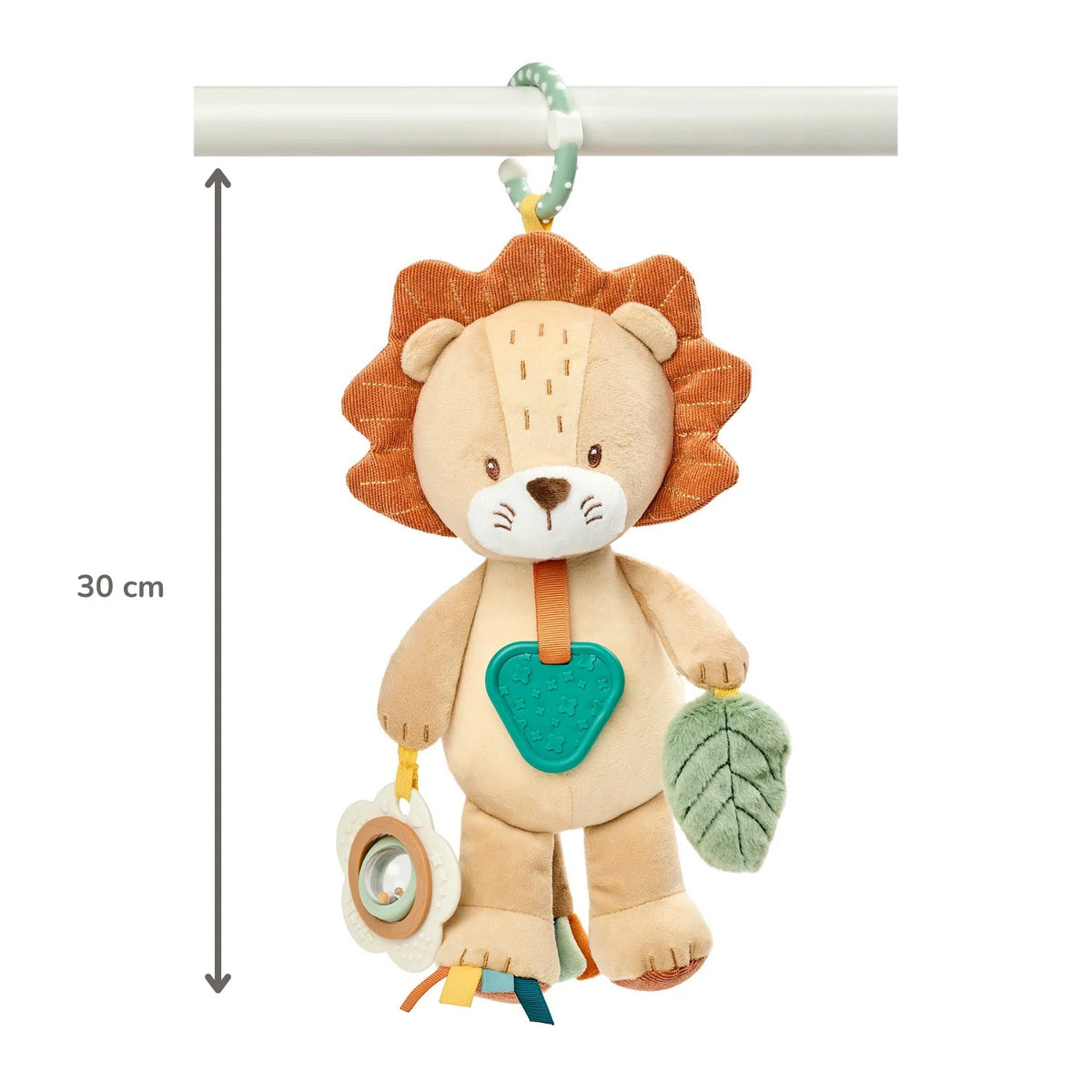 Peluche d'activités Léon le Lion 30 cm – Nattou 🦁 NATTOU