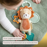Peluche d'activités Léon le Lion 20 cm – Nattou – Dès la naissance 🦁 NATTOU