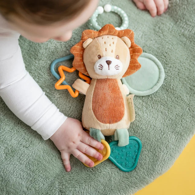 Peluche d'activités Léon le Lion 20 cm – Nattou – Dès la naissance 🦁 NATTOU