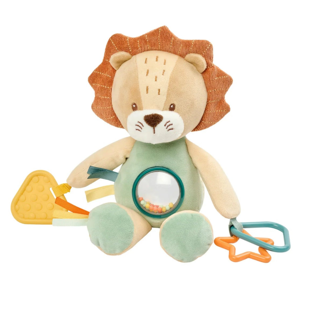 Peluche d'activités Léon le Lion 25 cm – Nattou – Dès la naissance 🦁 NATTOU
