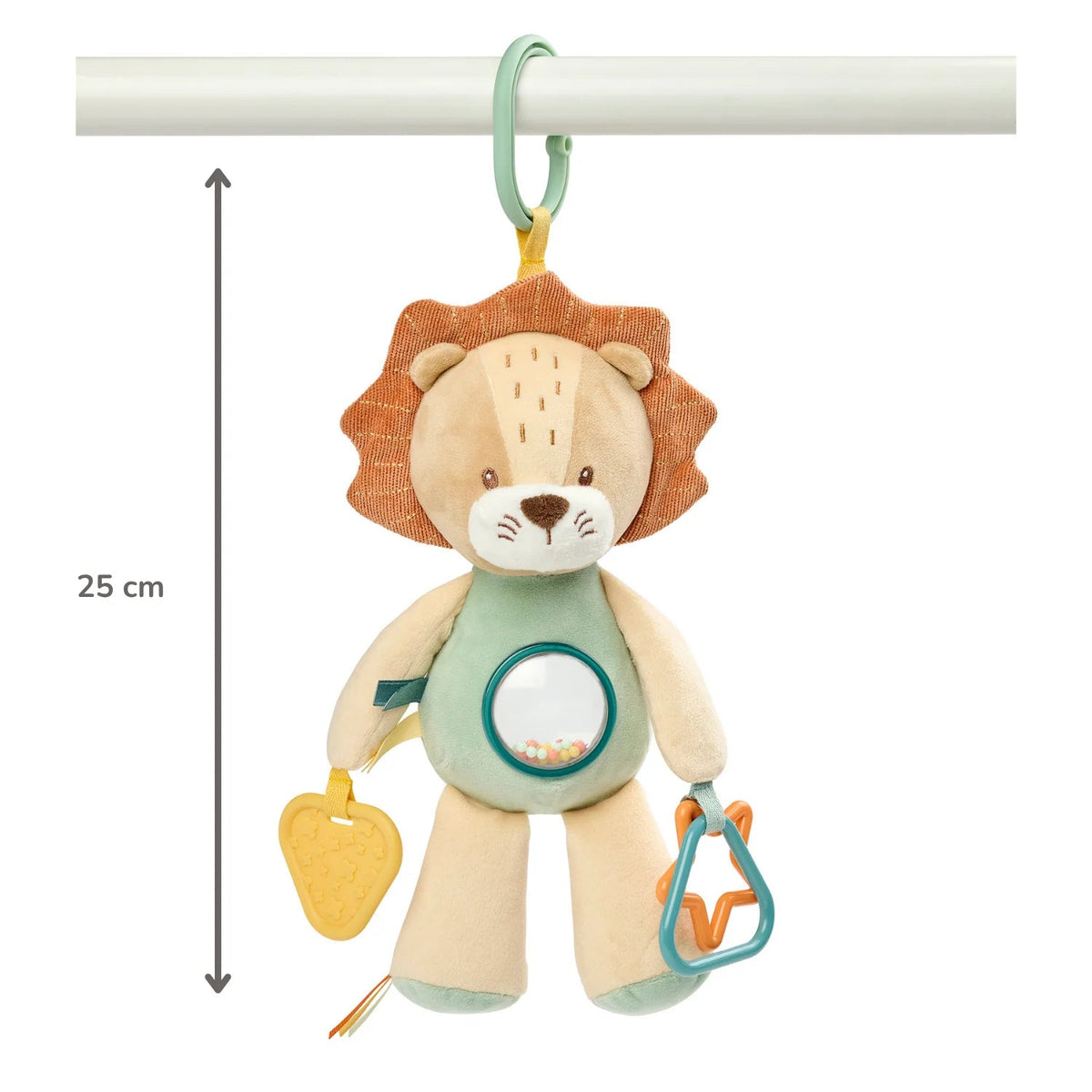 Peluche d'activités Léon le Lion 25 cm – Nattou – Dès la naissance 🦁 NATTOU