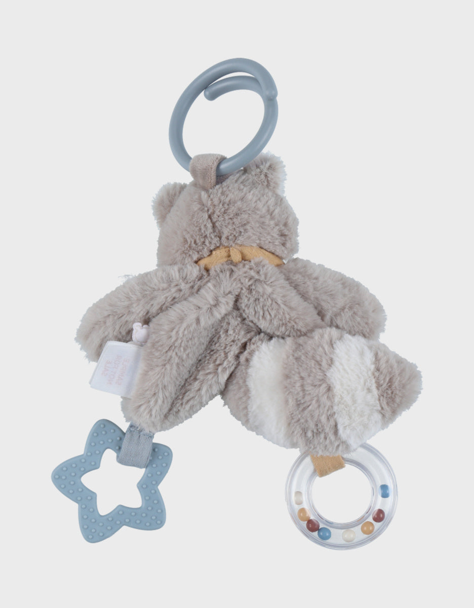 Peluche d'activités nomade Raku le Raton Laveur – Noukie's – Dès 3 mois NOUKIES