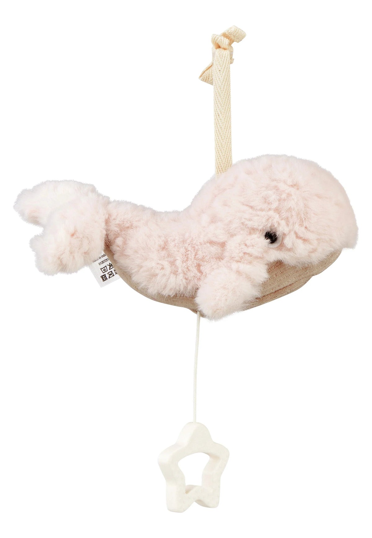 Peluche musicale Baleine – Rose poudré – 18 cm STERNTALER